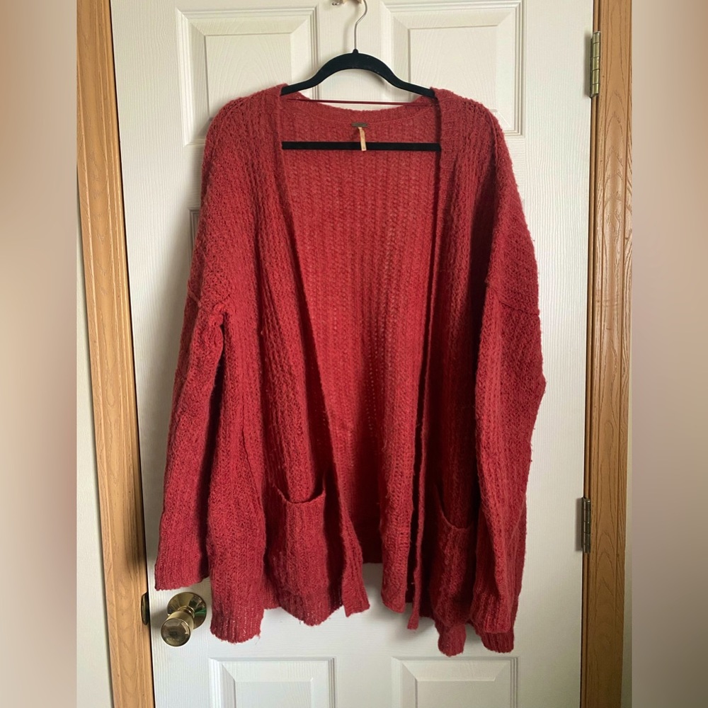 Free People Chunky Knit Cardigan